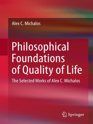 cover image of Philosophical Foundations of Quality of Life